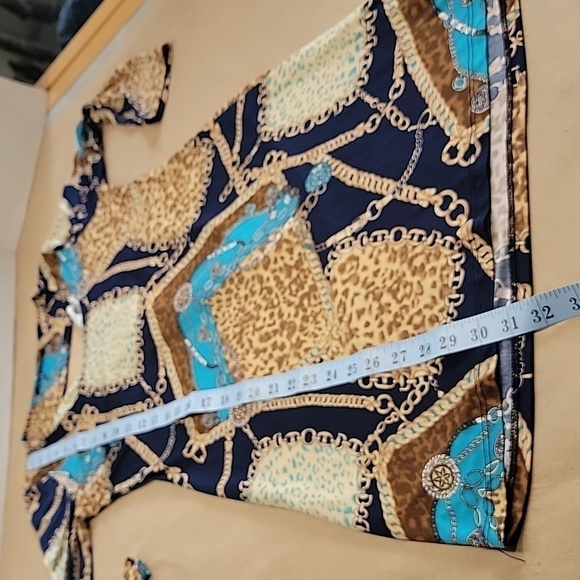 Foreign Exchange Size Unknown Abstract Bodycon Mini Dress, Cutout Back Accent - Picture 8 of 10